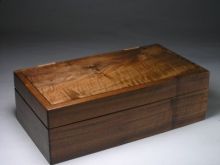jewellery box in walnut