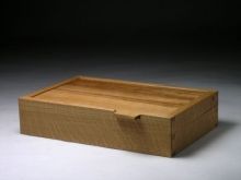 desk box  in oak