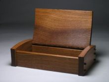Box in brown oak